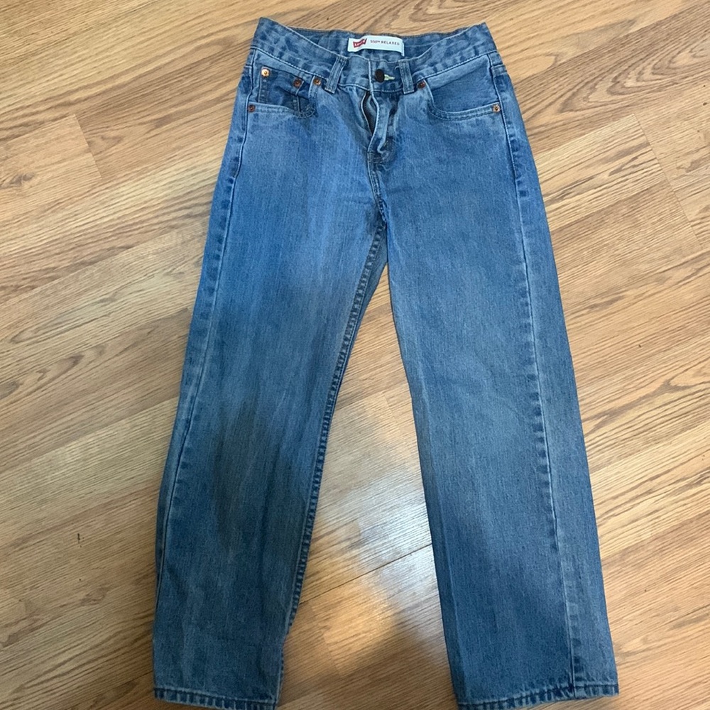 Boys Levi Size 10 Regular 550 Relaxed